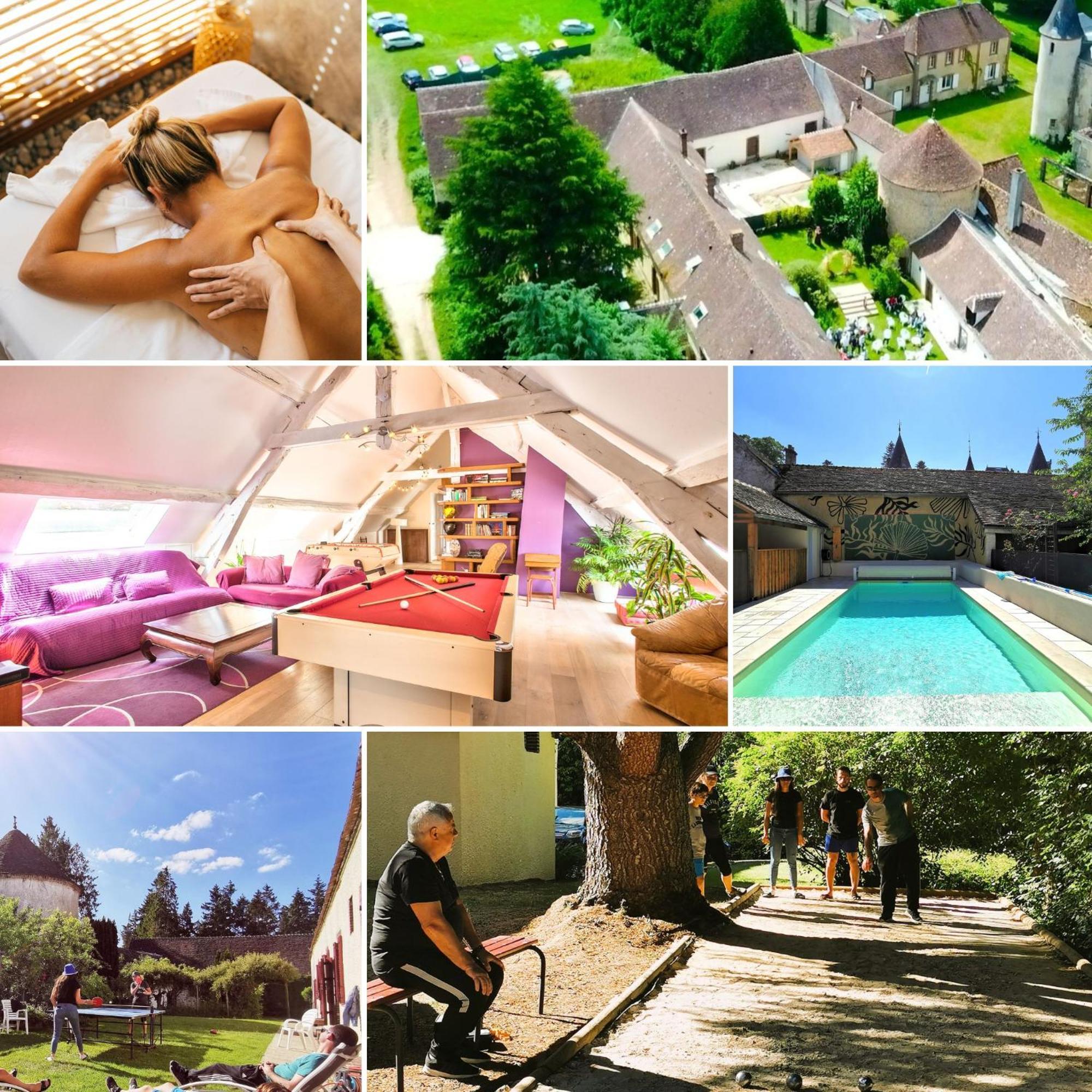 Domaine De Tardais, Ideal Famille Avec Piscine Et Nombreux Loisirs 瑟农什 外观 照片